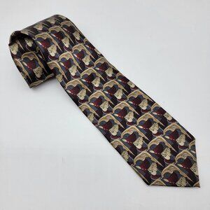 1991 Beatles Rubber Soul Tie 100% Silk Vintage Colorful‎